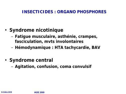 Intoxications médicamenteuses - docsamu