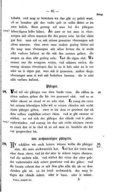 Deutschenspiegel 1274/1275 (Ficker 1859) - Koeblergerhard.de