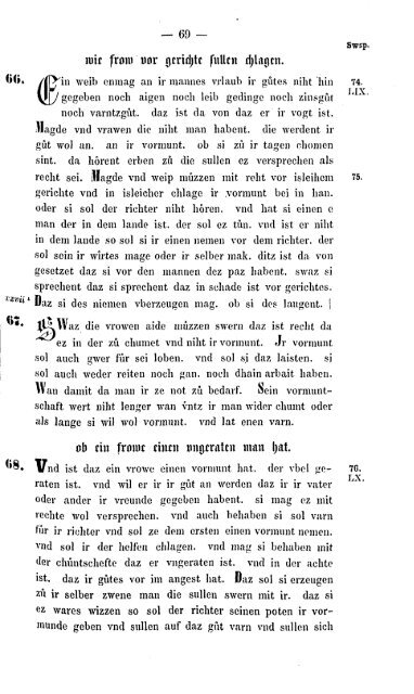 Deutschenspiegel 1274/1275 (Ficker 1859) - Koeblergerhard.de