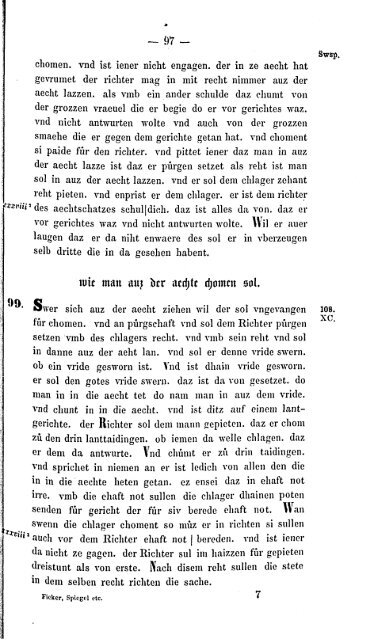 Deutschenspiegel 1274/1275 (Ficker 1859) - Koeblergerhard.de