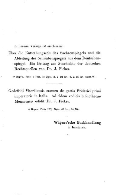 Deutschenspiegel 1274/1275 (Ficker 1859) - Koeblergerhard.de