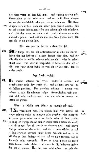 Deutschenspiegel 1274/1275 (Ficker 1859) - Koeblergerhard.de