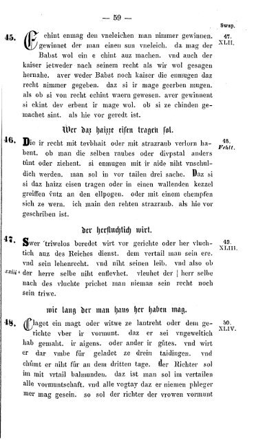 Deutschenspiegel 1274/1275 (Ficker 1859) - Koeblergerhard.de