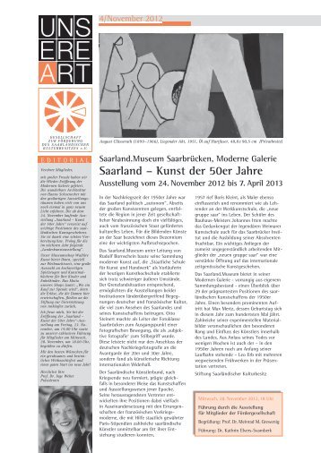 Unsere Art 4/2012 - Gfsk-sb.de