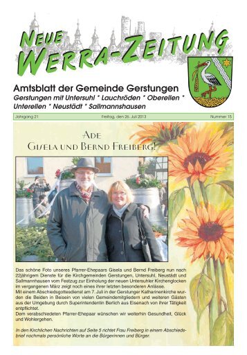 WZ 15-2013 - Gemeinde Gerstungen