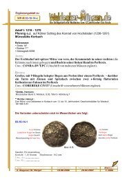 Avers - Waldecker-Münzen