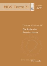 Die Rolle der Frau im Islam - Martin Bucer Seminar