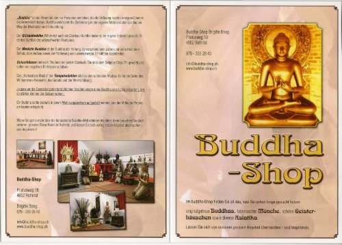 Buddha-Shop Pilatusweg 18 4852 Rothrist Brigitte Boog Buddha ...