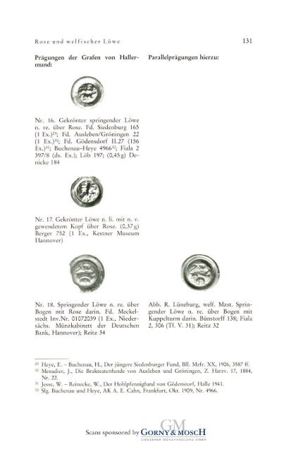 1996 Band XLVI - Bayerische Numismatische Gesellschaft