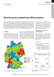 Berechnung des sommerlichen Wärmeschutzes - Kalksandstein