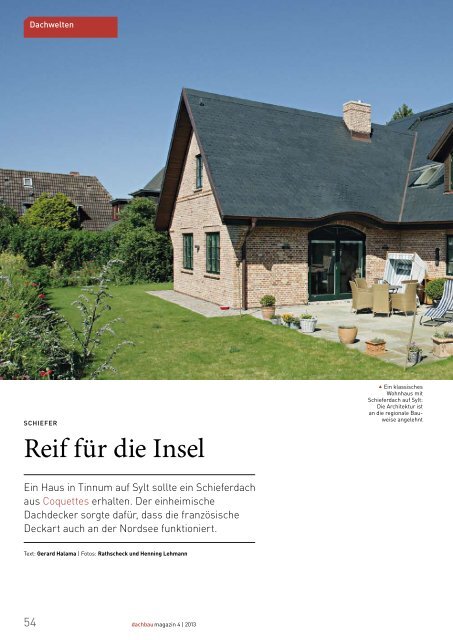 erntezeit für dachdecker - Dachbaumagazin