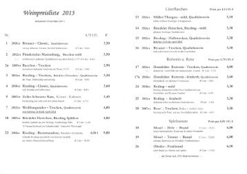 Preisliste1 2013 - Weingut Menten