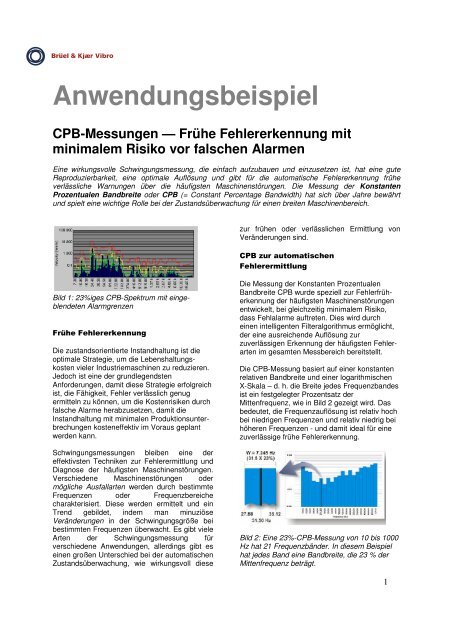 Anwendungsbeispiel - Brüel & Kjaer Vibro