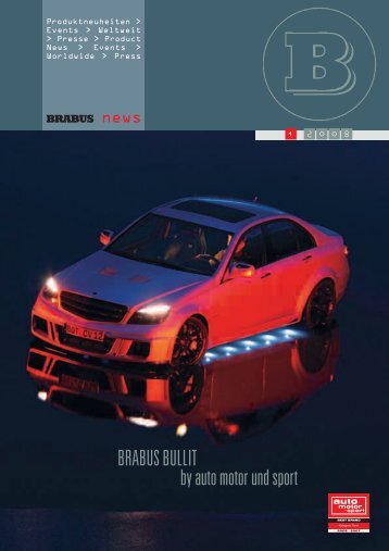 BRABUS BULLIT by auto motor und sport - Dimsport Technology