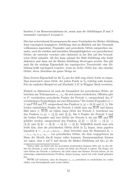 Ordnung und Chaos: Theorie dynamischer Systeme - Institut für ...