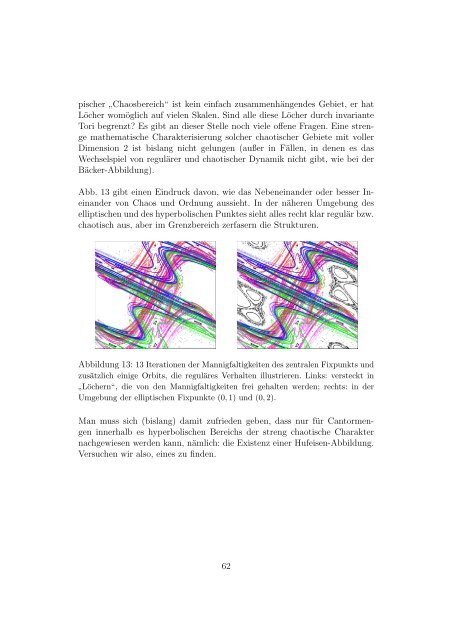 Ordnung und Chaos: Theorie dynamischer Systeme - Institut für ...