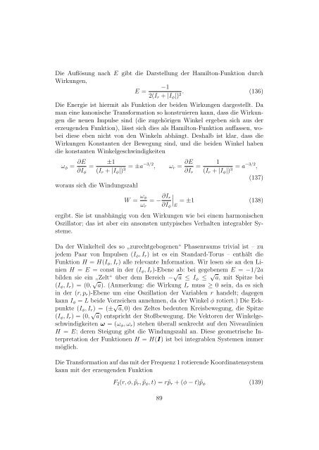 Ordnung und Chaos: Theorie dynamischer Systeme - Institut für ...