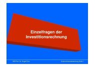 Investitionsrechnung WS04/05