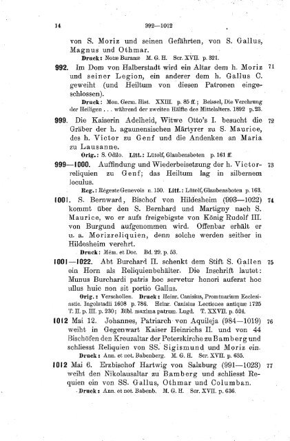 Geschichte der reliquien in der Schweiz [microform] - thata site