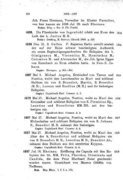 Geschichte der reliquien in der Schweiz [microform] - thata site