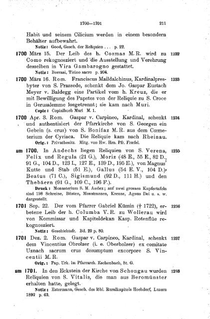 Geschichte der reliquien in der Schweiz [microform] - thata site