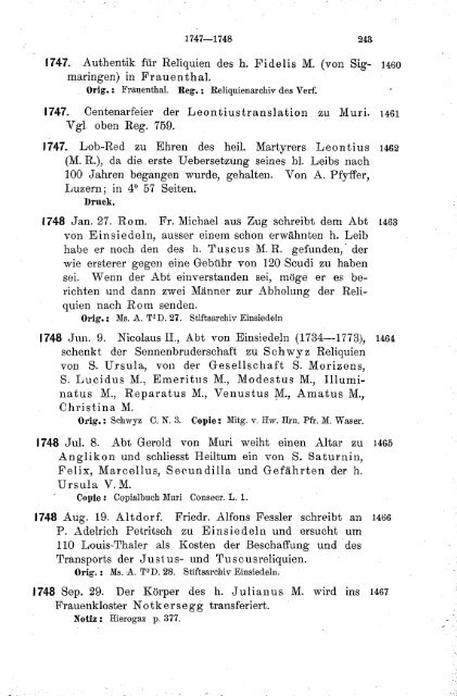 Geschichte der reliquien in der Schweiz [microform] - thata site