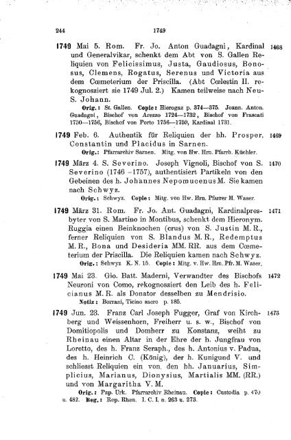 Geschichte der reliquien in der Schweiz [microform] - thata site