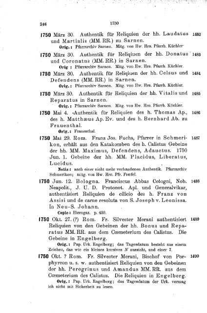 Geschichte der reliquien in der Schweiz [microform] - thata site