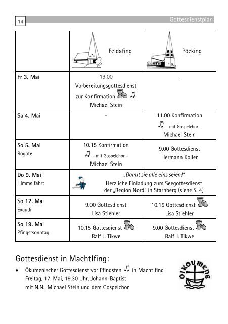 Gemeindebrief Kirchengemeinde Feldafing-Poecking - Ev.-Luth ...