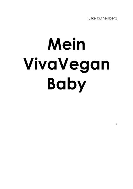 Mein VivaVegan-Baby