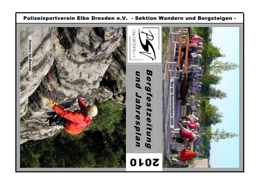 Jahresplan 2010 - PSV Elbe Dresden eV -Sektion Wandern und ...