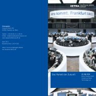 Flyer: Das Parkett der Zukunft - Xetra