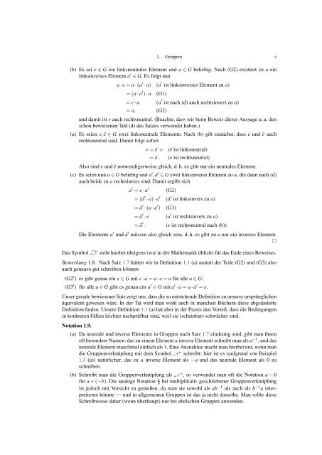 Algebraische Strukturen