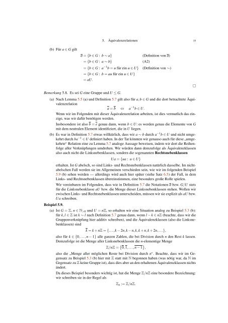 Algebraische Strukturen