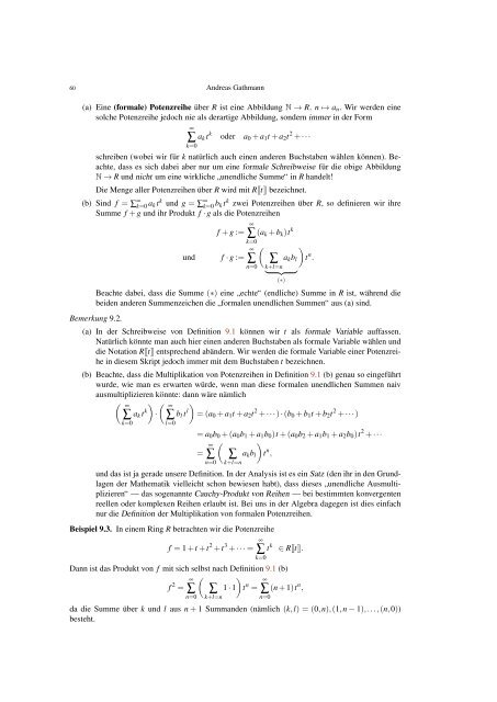 Algebraische Strukturen