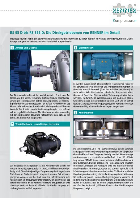 Download Prospekt RS 95 - 355 D - RENNER-Kompressoren