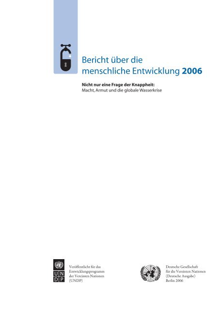 Bericht über die menschliche Entwicklung 2006 - Human ...