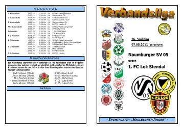 Naumburger SV 05 1. FC Lok Stendal