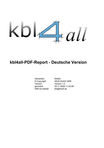 kbl4all-PDF-Report - Deutsche Version - 4Soft