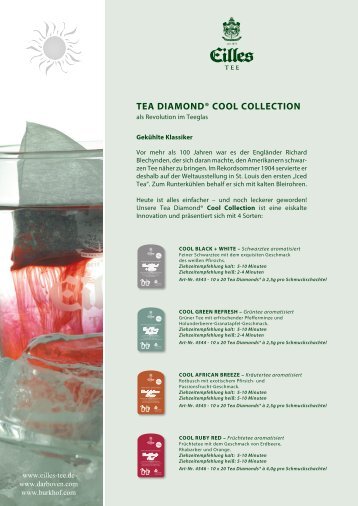 TEA DIAMOND® COOl COllECTION - eilles tee