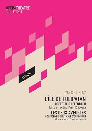 Programme de salle - Opéra Théâtre de Saint-Etienne