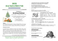 Der Dackelfreund - Nr. 5/2008 - Teckelklub Wiesbaden/ Mainz