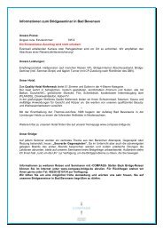 Informationen zum Bridgeseminar in Bad Bevensen - COMPASS ...