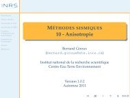 Méthodes sismiques 10 - Anisotropie - liamg
