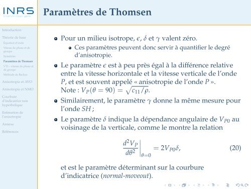 Méthodes sismiques 10 - Anisotropie - liamg