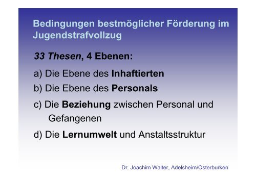 Präsentation Dr. Joachim Walter