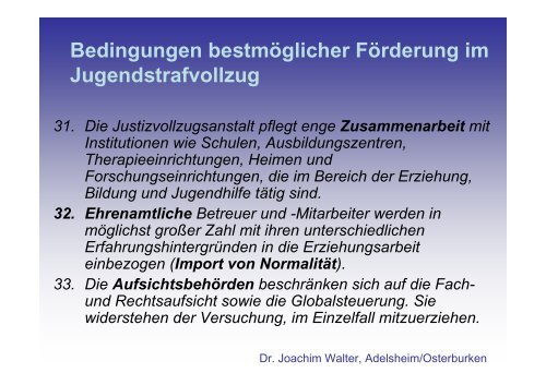 Präsentation Dr. Joachim Walter