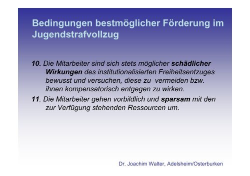 Präsentation Dr. Joachim Walter