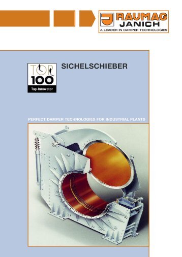 Sichelschieber - RAUMAG JANICH Systemtechnik GmbH
