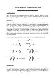 Anionische Polymerisation